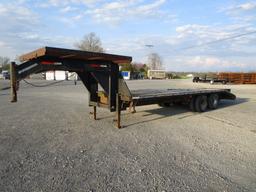 LOAD TRAILER DUAL TANDEM GOOSENECK TRAILER 20+5