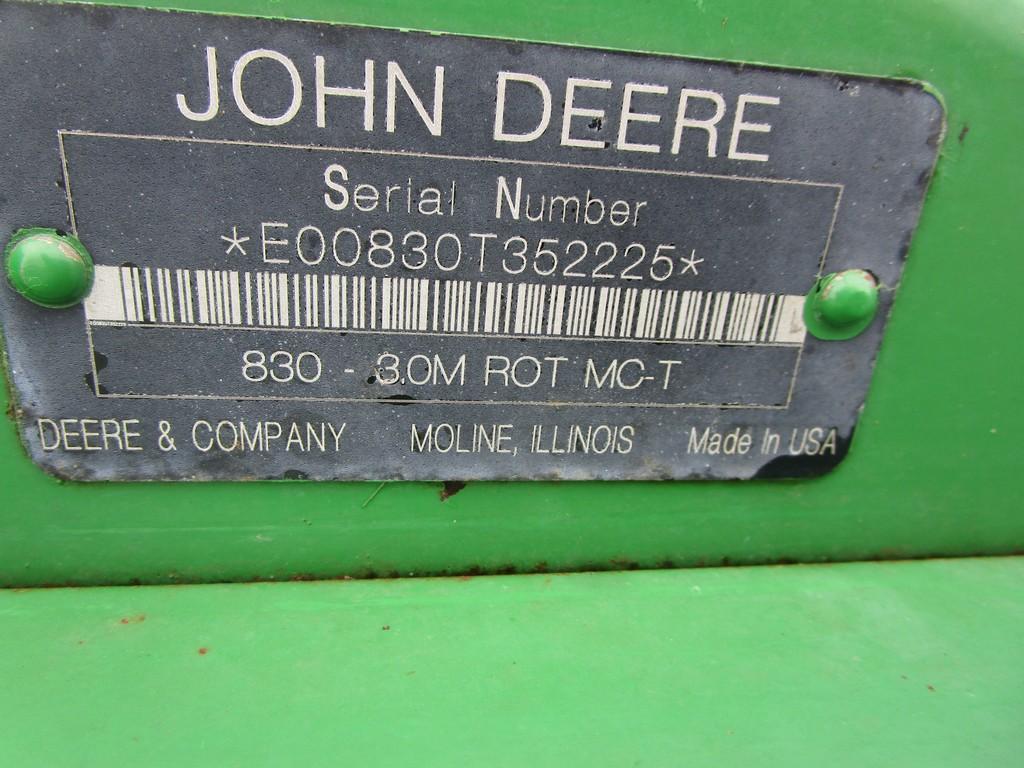 JOHN DEERE 830 MOCO DISCBINE