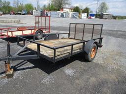 BLACK 10' BUMPER HITCH TRAILER