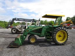 JOHN DEERE 2510 TRACTOR W JD 720 LOADER TRICYCLE