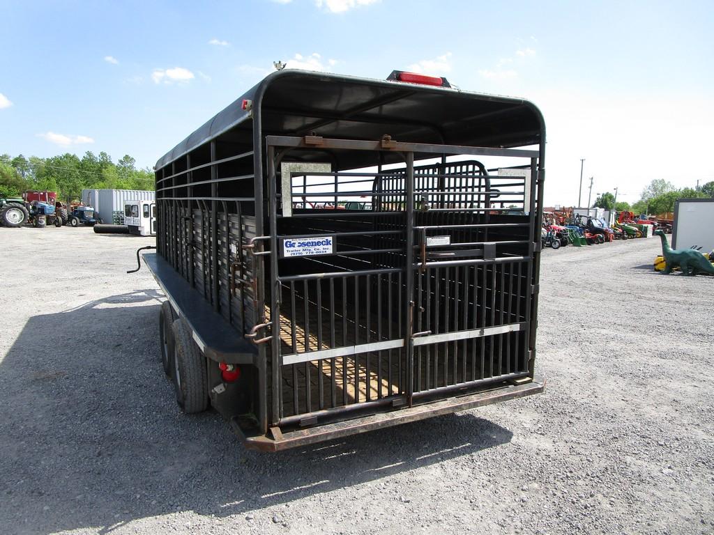 2012 GOOSENECK 20X 6'8" STOCK TRAILER