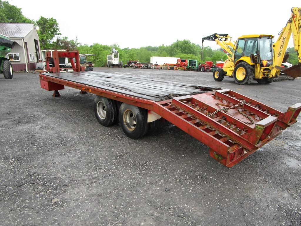 RED GOOSENECK 20'+5' TRAILER