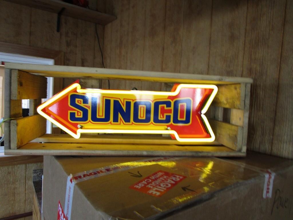 SUNOCO NEON SIGN 28"L X 9"T