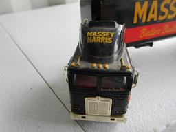 TOY PIGGY BANK MASSEY-HARRIS SEMI&TRAILER