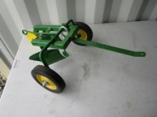 GREEN PEDAL TRACTOR PLOW