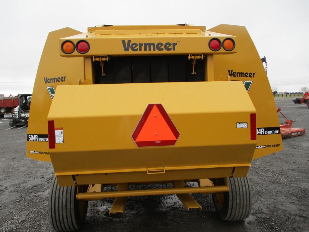 VERMEER 504R SIGNATURE RD BALER