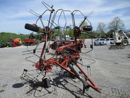 HESSTON AGCO 427 HAY TEDDER