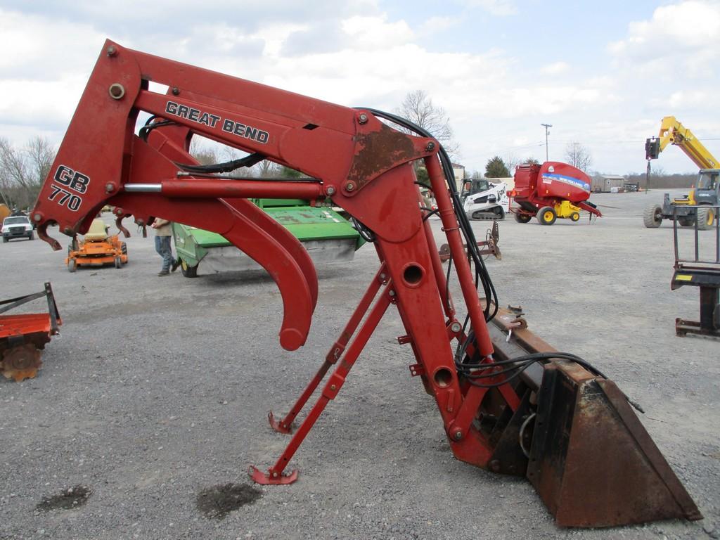 GREAT BEND GB770 LOADER W BRACKETS