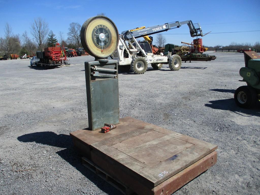 TOLEDO 1000LBS PLATFORM SCALES