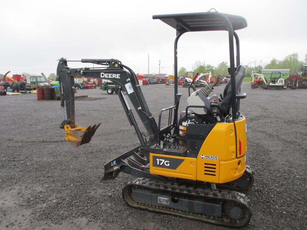 2021 JOHN DEERE 17G MINI EXCAVATOR