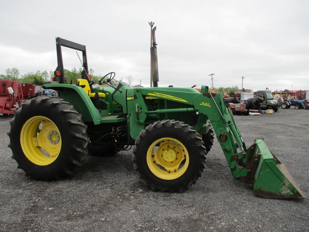 JOHN DEERE 6403 TRACTOR W JD 542 LOADER