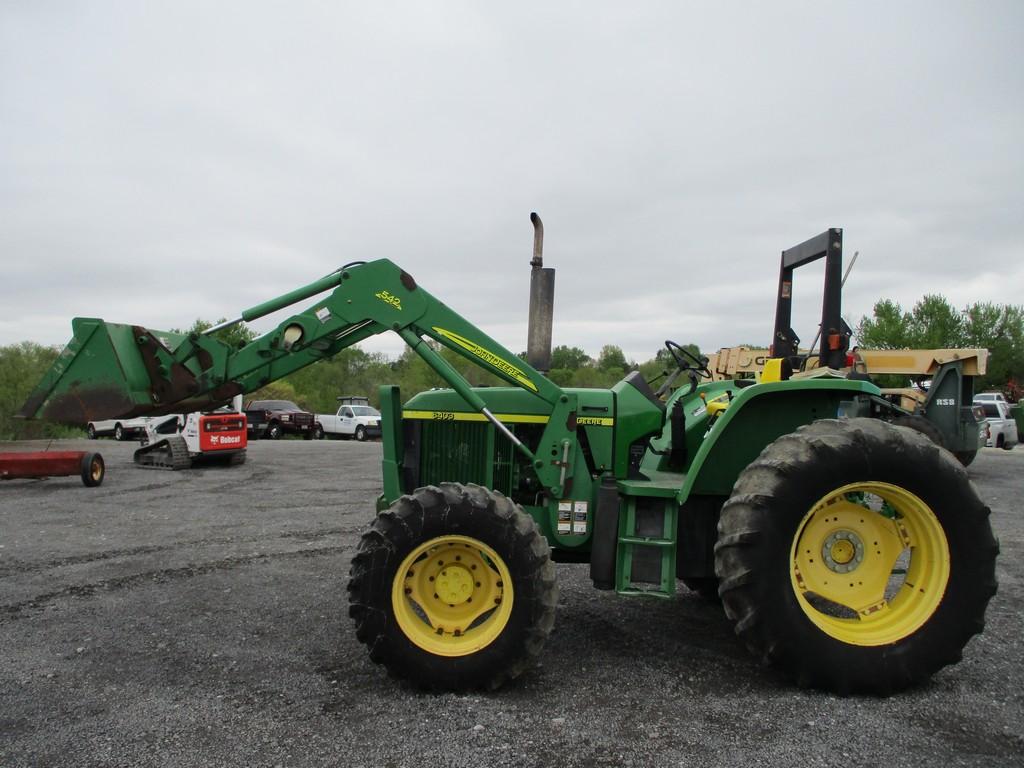 JOHN DEERE 6403 TRACTOR W JD 542 LOADER