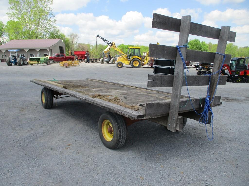 20' HAY RAKE ON HEIDER WAGON GEAR