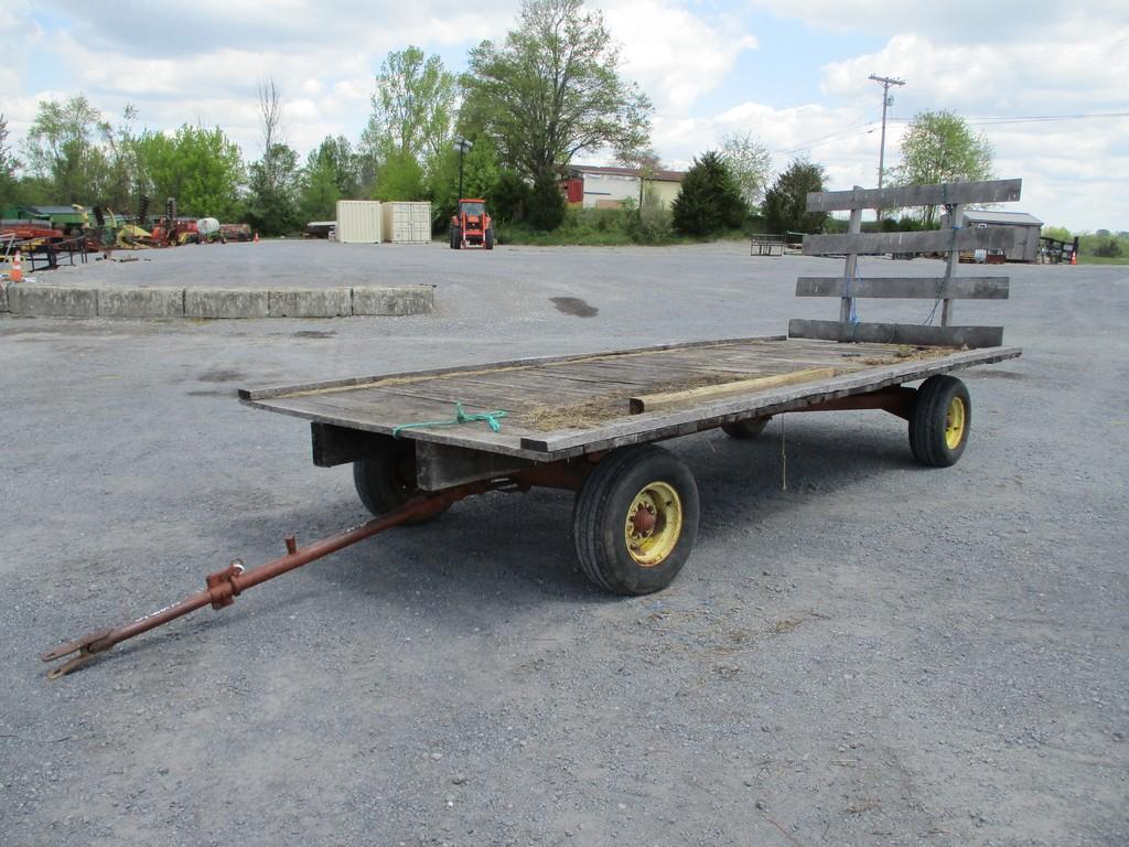 20' HAY RAKE ON HEIDER WAGON GEAR