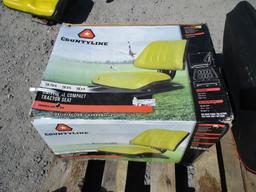 YELLOW COMPACT TRACTOR SEAT