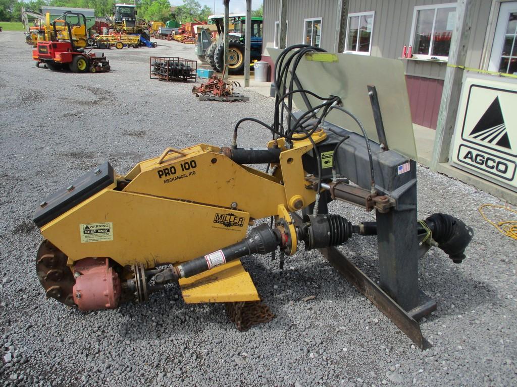 MILLER PRO 100 3PT STUMP GRINDER