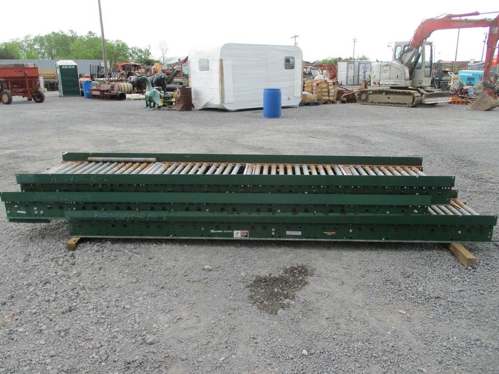 3) RAPISTAN ROLLING CONVEYORS 12'