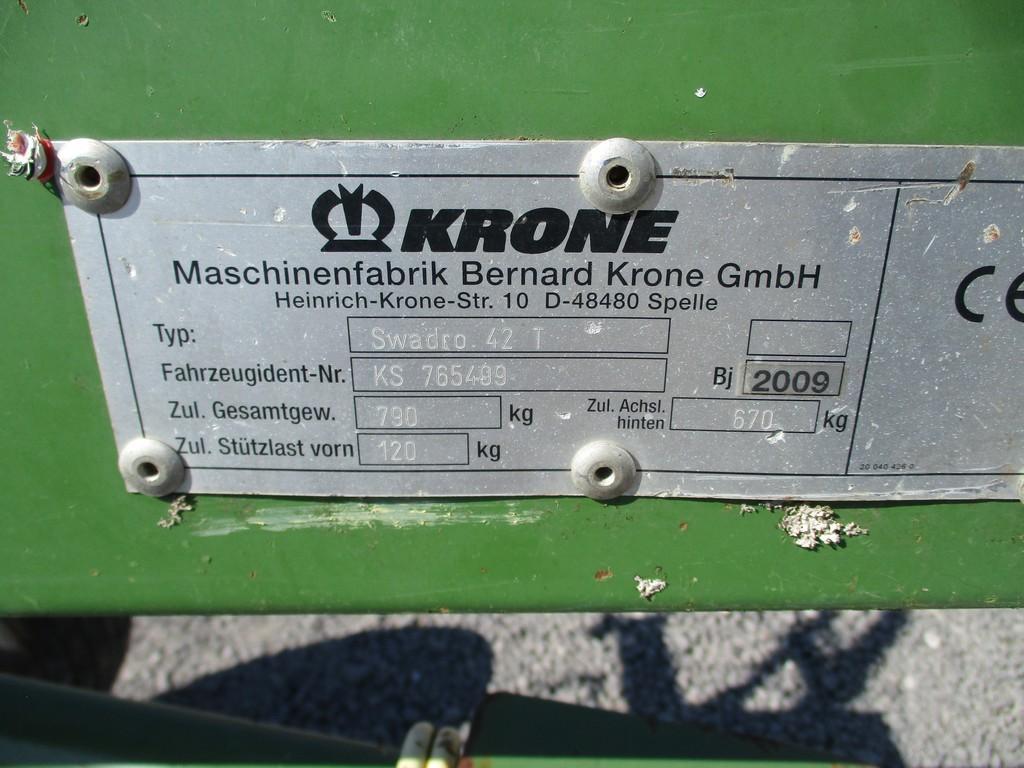 KRONE SWADRO 42T ROTARY RAKE