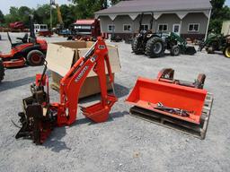 KUBOTA BX23 PARTS, LOADER, AND BACKHOE