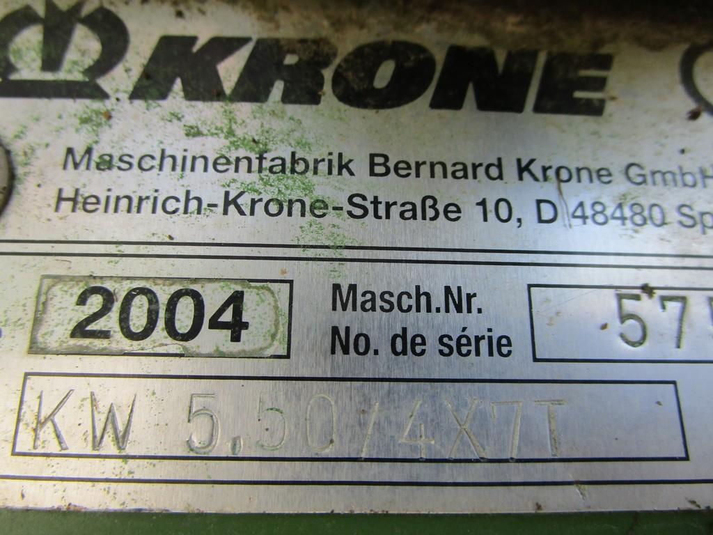 KRONE KW 5.50/4X7T TEDDER