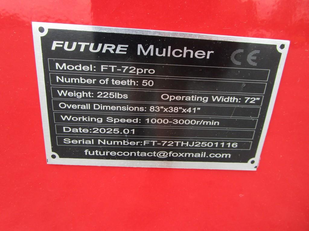 FUTURE FT-72 PRO SKIDSTEER MULCHER