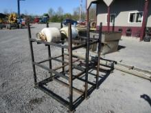 STEEL RACK AND TANKS