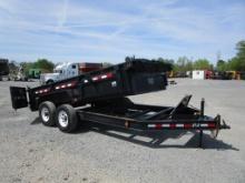 2016 PJ BUMPER HITCH DUMP TRAILER