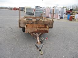 SINGLE AXEL FARM/FENCE TRAILER