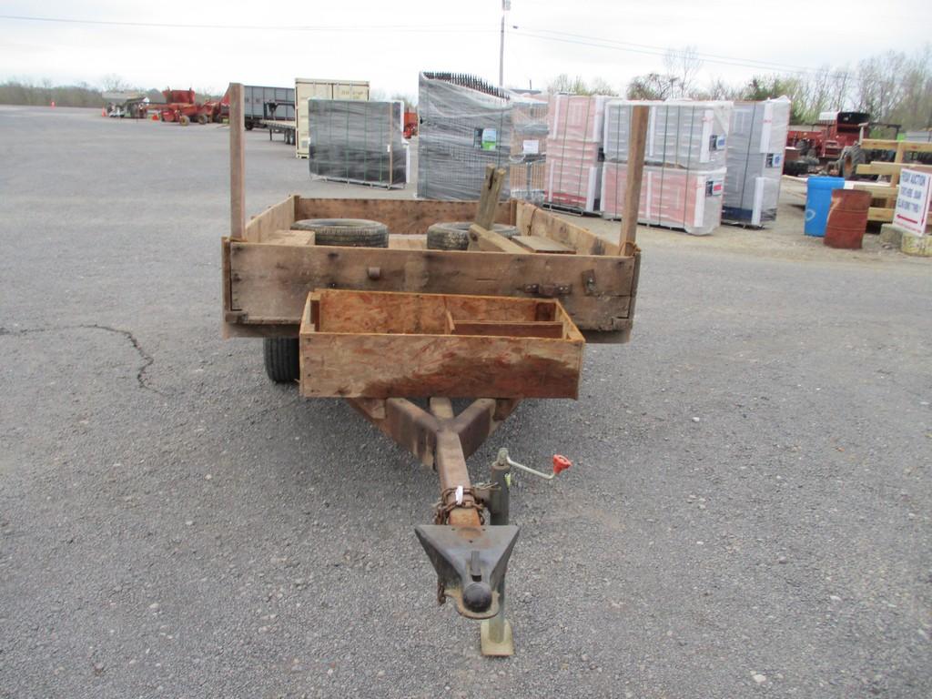 SINGLE AXEL FARM/FENCE TRAILER