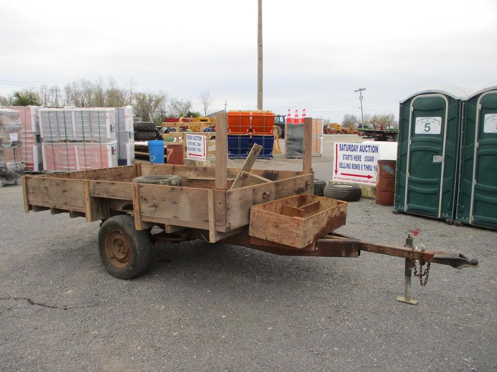 SINGLE AXEL FARM/FENCE TRAILER