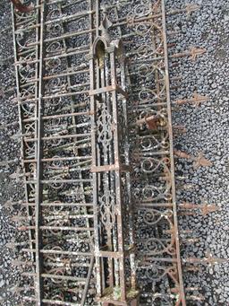 60' OF IRON FENCE