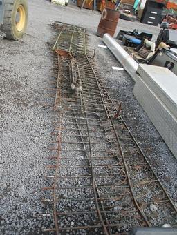 60' OF IRON FENCE