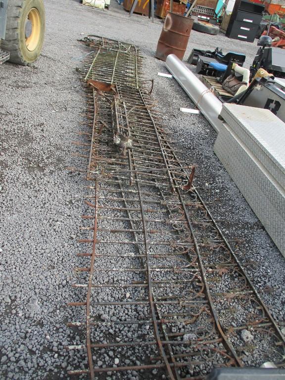 60' OF IRON FENCE