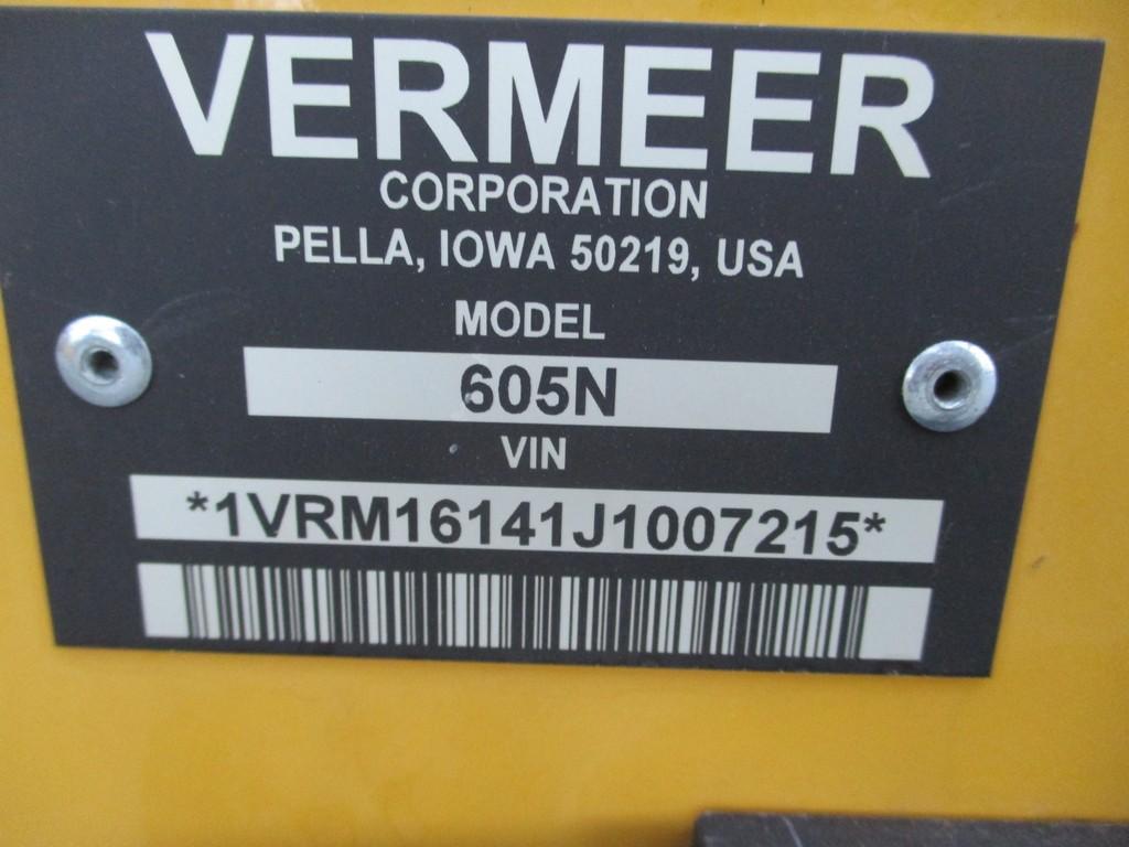 VERMEER 605N RD BALER