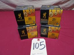 Browning .22 LR ammo - 1,600 rounds