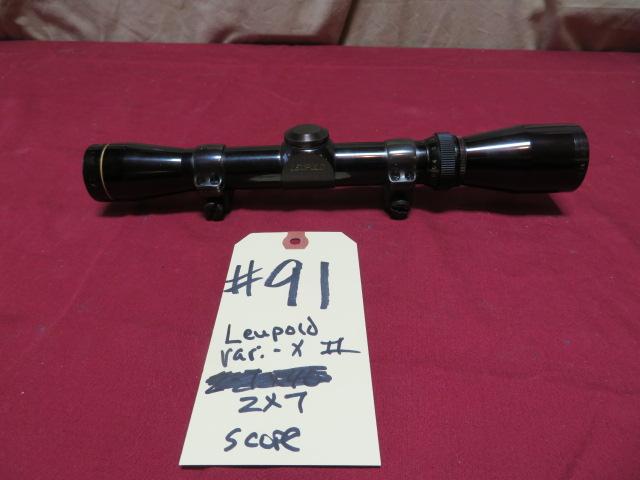 Leupold Vari-X II 2x7 scope