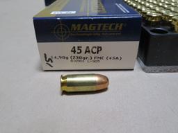 .45 ACP Ammo - 250 rnds.