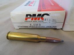 6.5x55 Swedish ammo - 80 rnds.