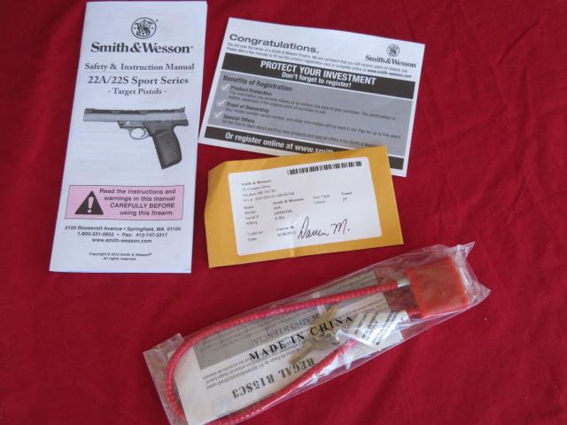 S&W 22A-1 .22 LR - BB213