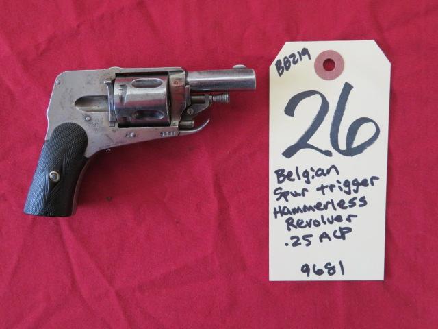 Belgian .25 ACP revolver - BB219