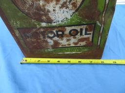 Texaco motor oil can