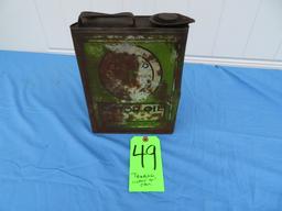 Texaco motor oil can