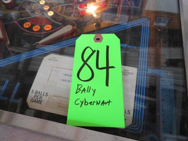 Bally Cybernaut pinball machine
