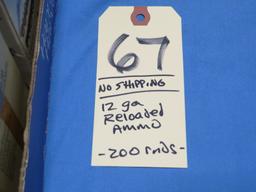 12 ga. Reloads - NO SHIPPING