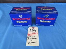 Winchester 209 Primers - NO SHIPPING