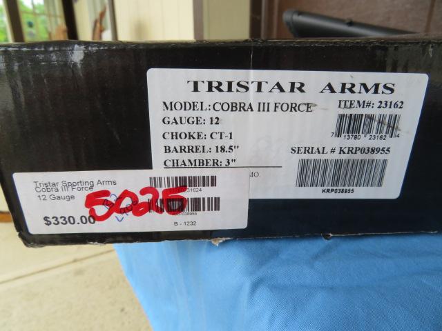 Tristar Cobra III Force 12 ga. - BC100