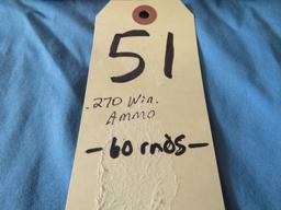 .270 Win. Ammo- 60 rnds.