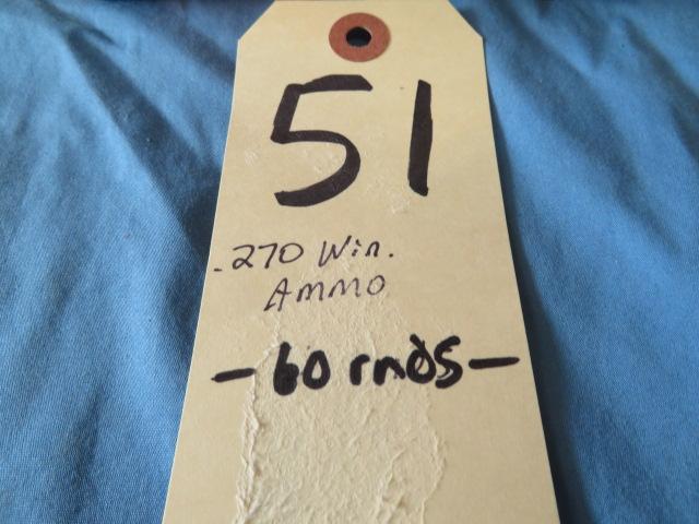.270 Win. Ammo- 60 rnds.