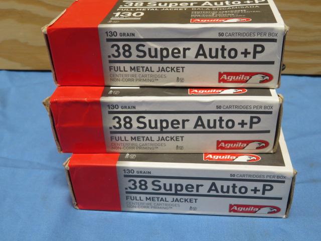 .38 Super Auto Ammo - 150 rnds.
