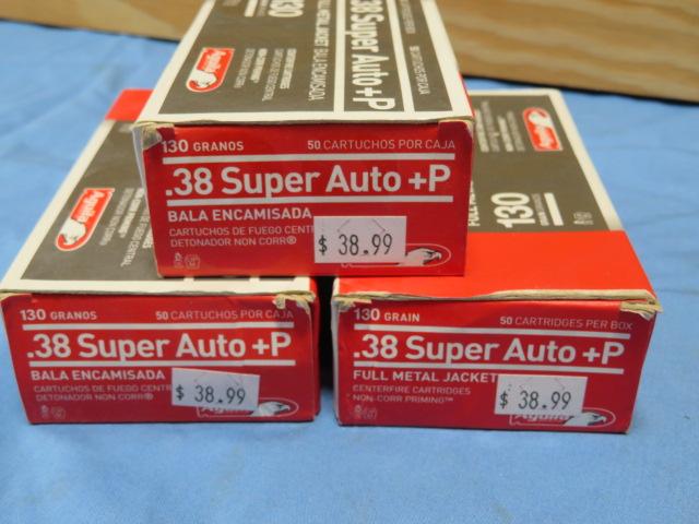 .38 Super Auto Ammo - 150 rnds.